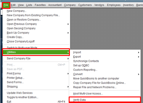Verify data utility - Screenshot Image